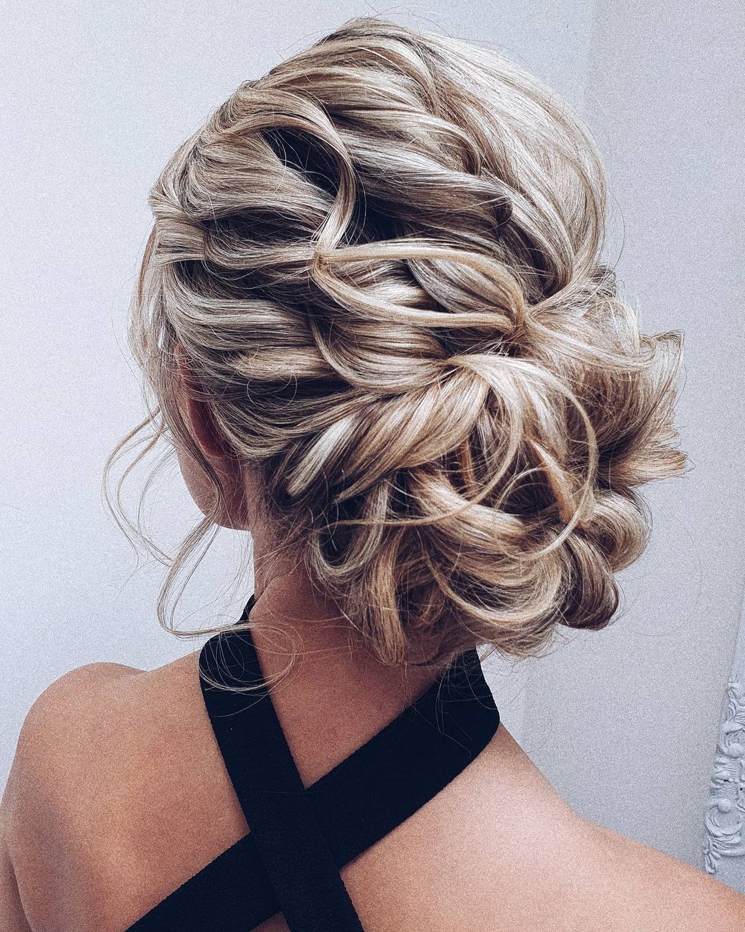 classic curly updo