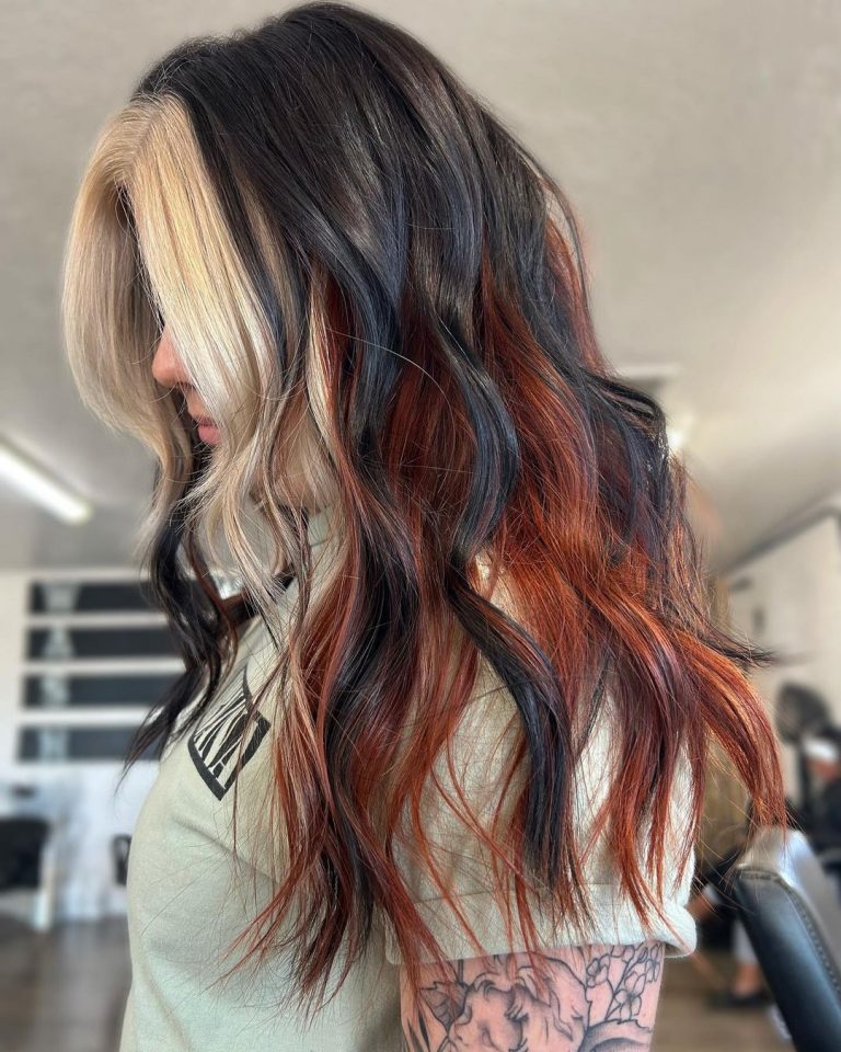 18 Calico Hair Color Ideas For A Boldest Hue Combination