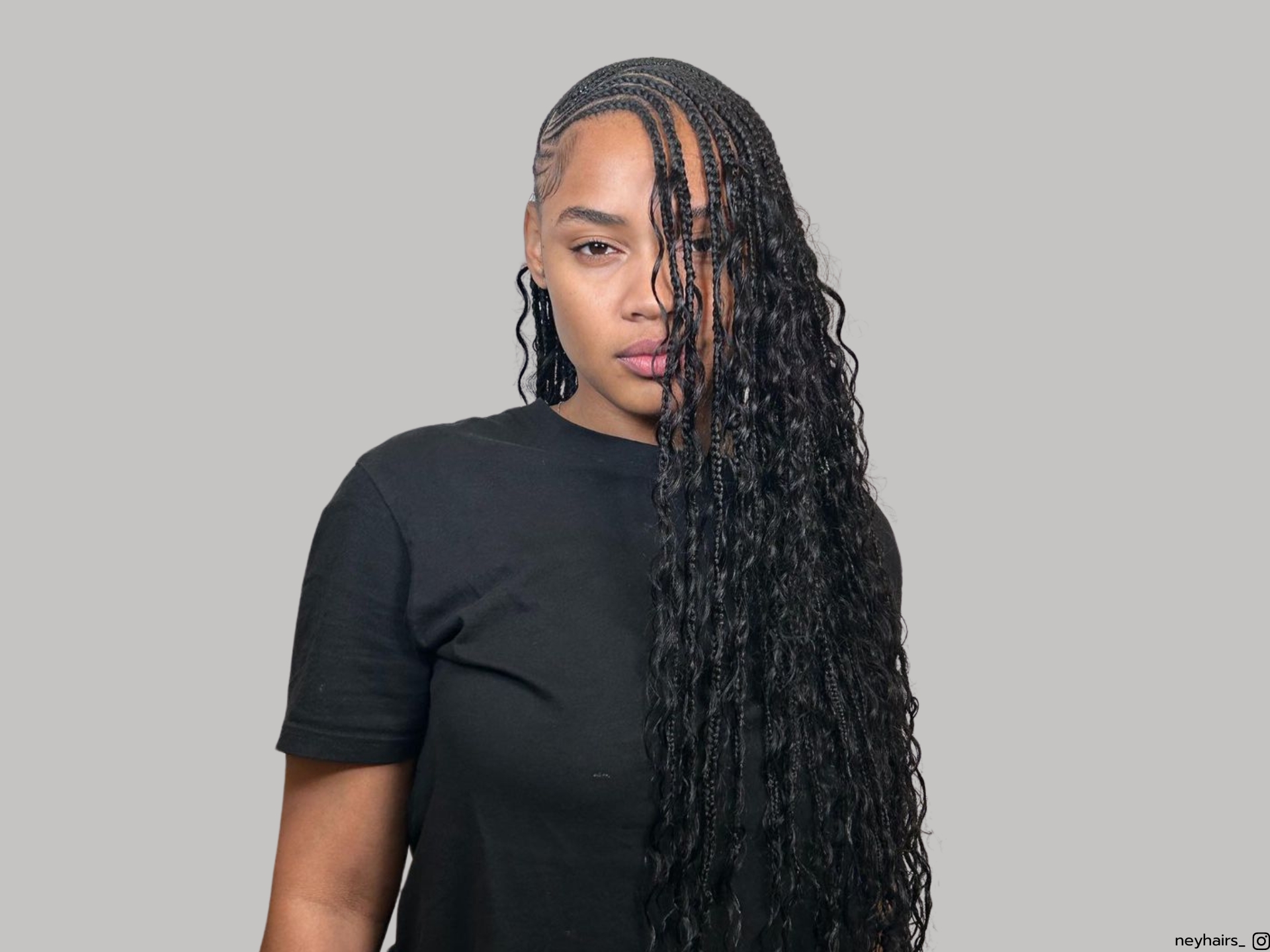 16 Half Cornrows Half Curly Weave Ideas For The Boldest Look