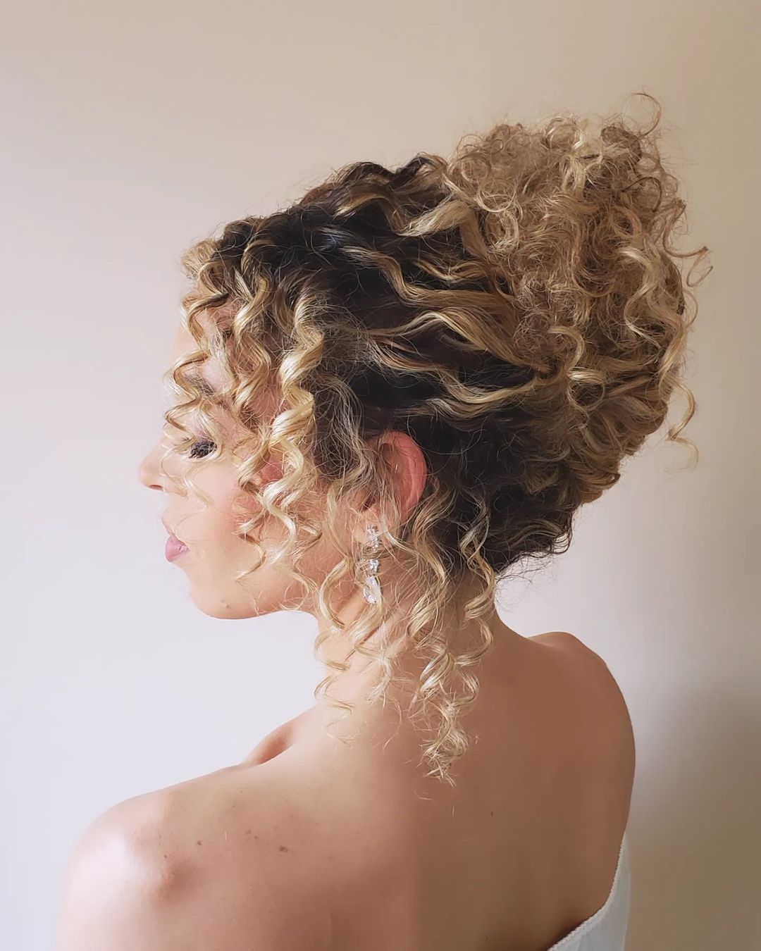 curly french twist