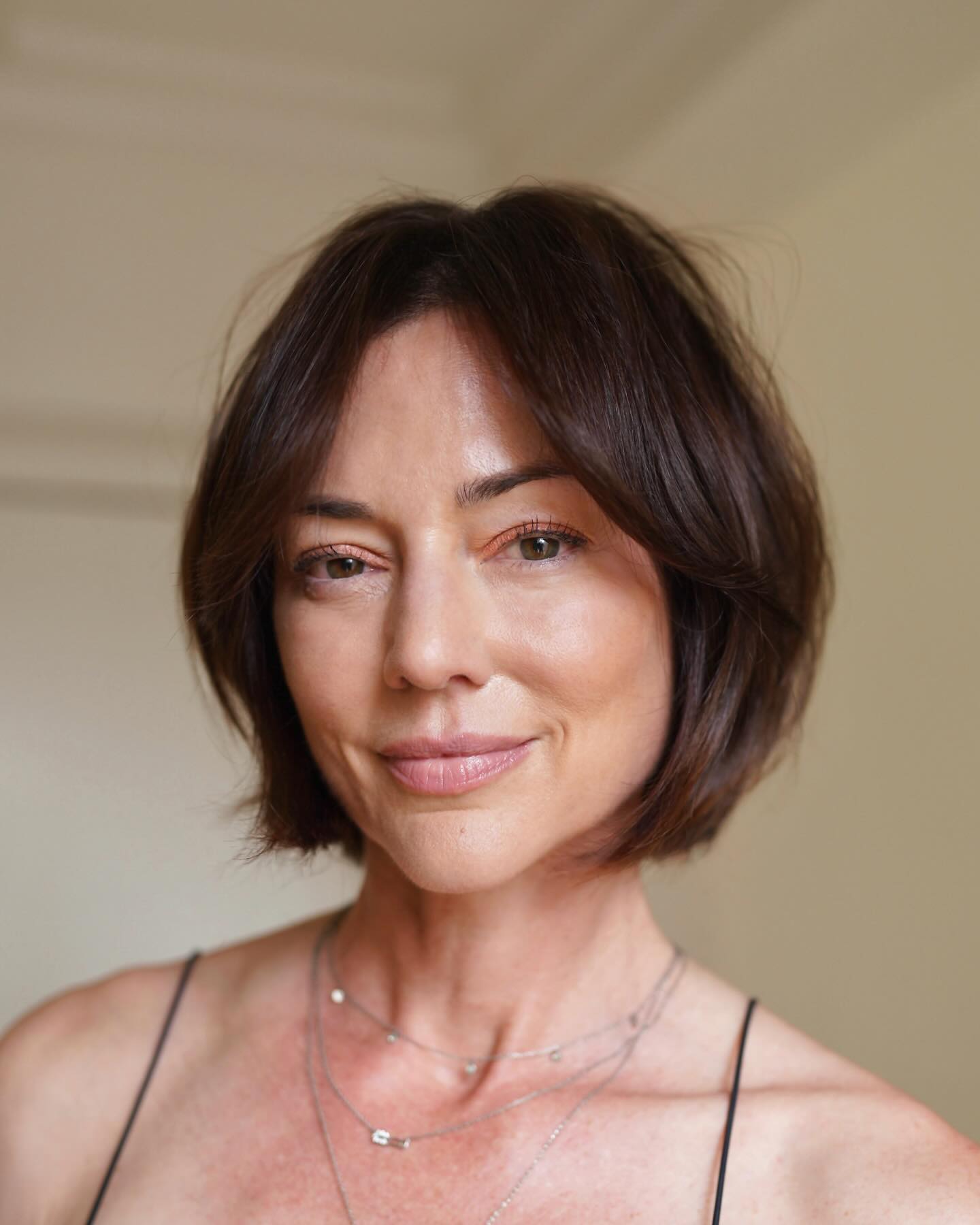 layered chin-length bob