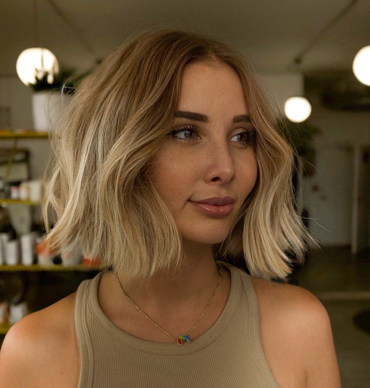 voluminous blunt bob