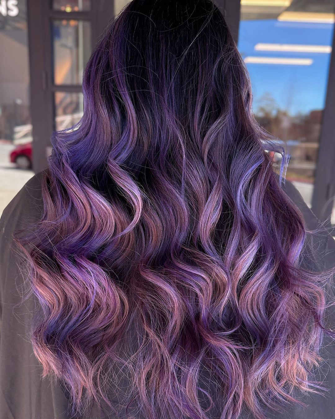 colore dei capelli lavanda polverosa