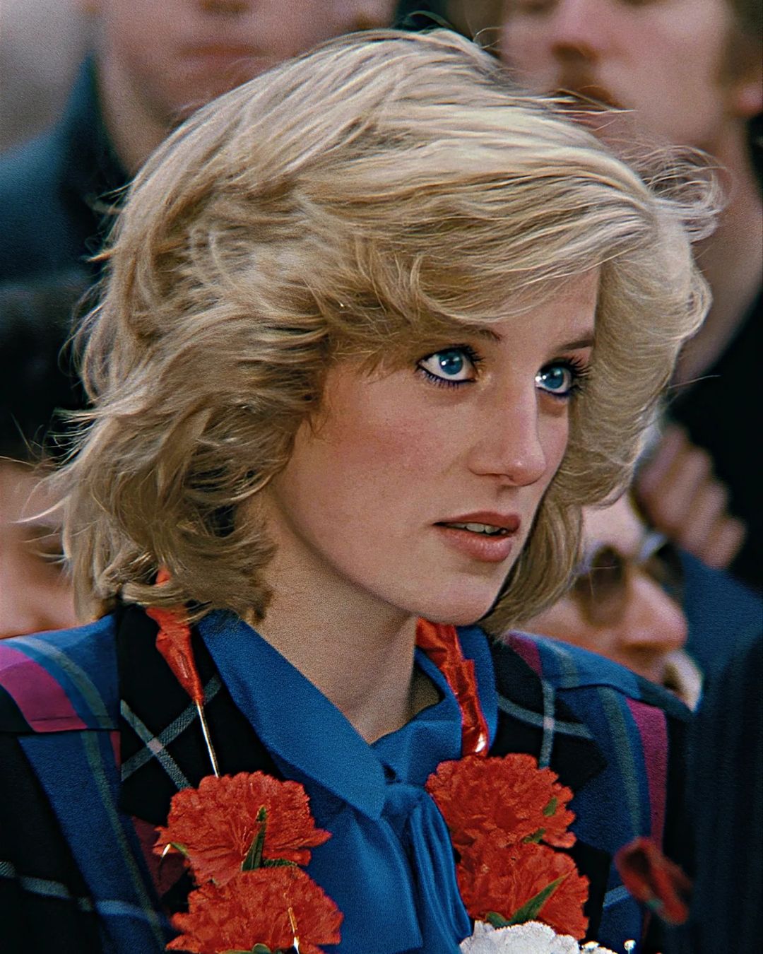 layered lob cut on princess Diana