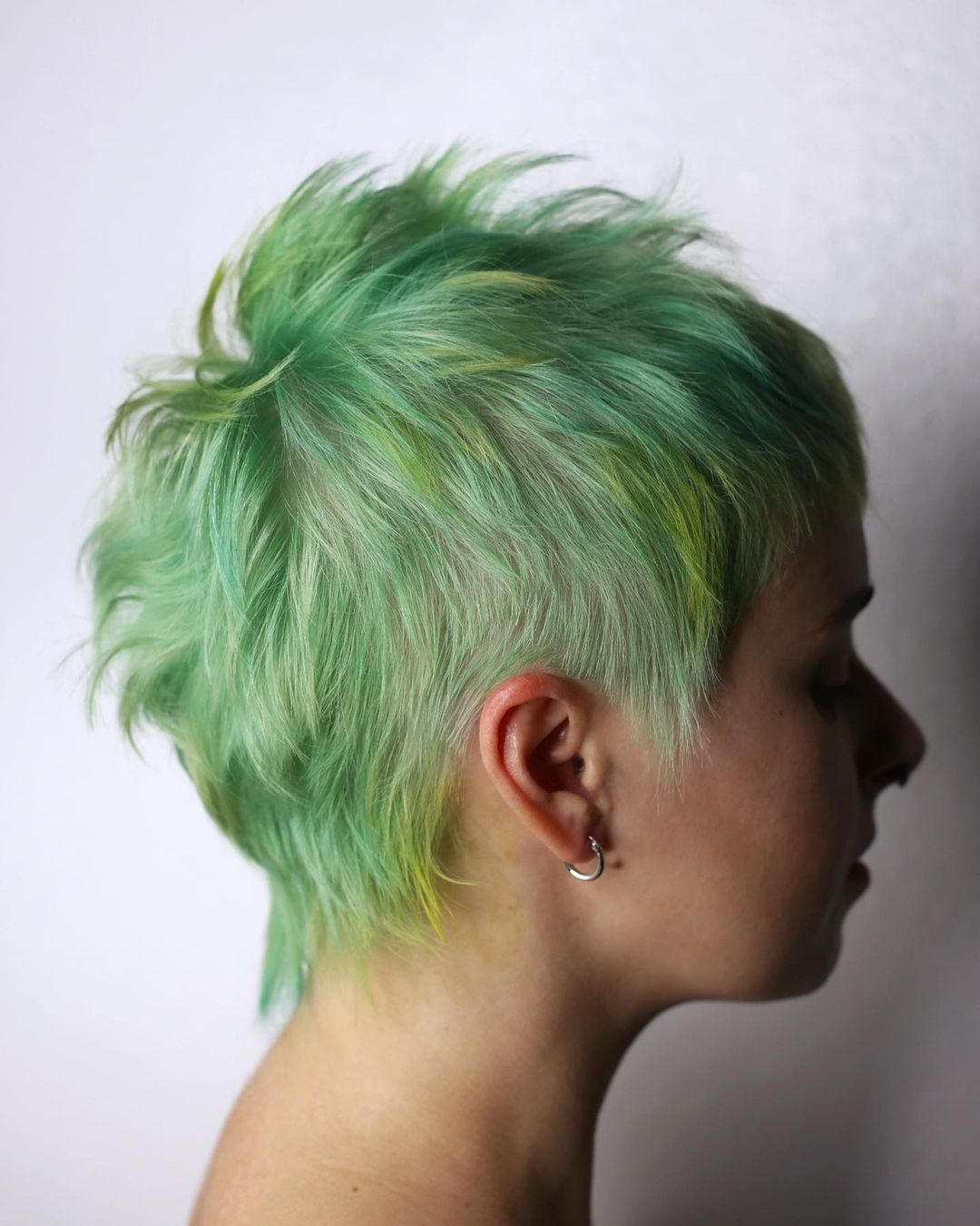 mullet minty pixie