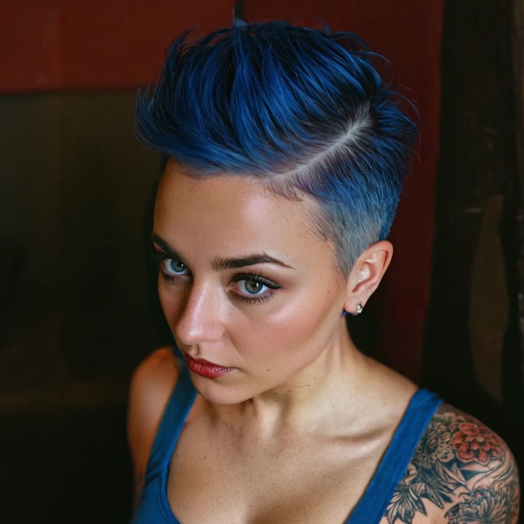 capelli pixie mohawk