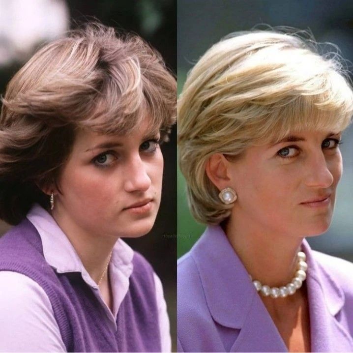 princess Diana with pixie bob cuts