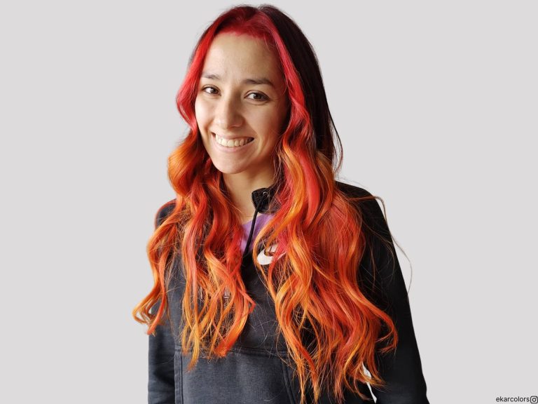 cor de cabelo sunset