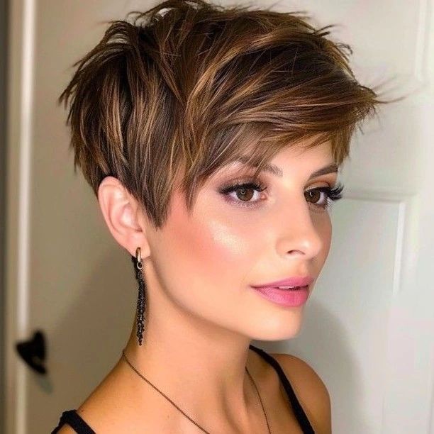 textured pixie elf crop cut