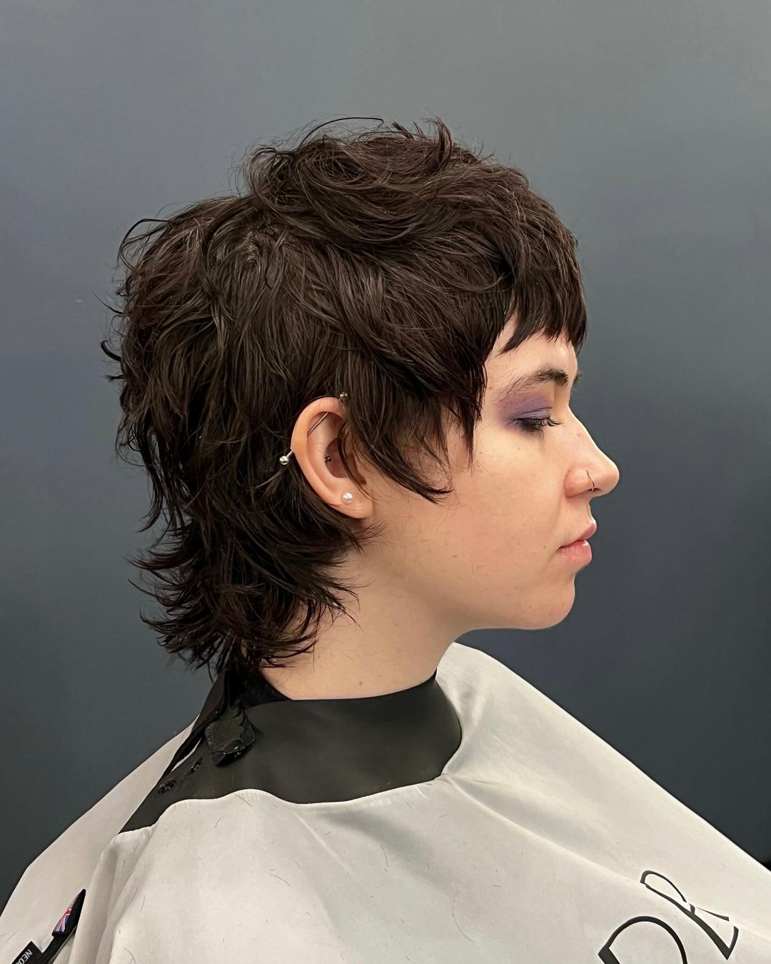 wavy elf crop haircut