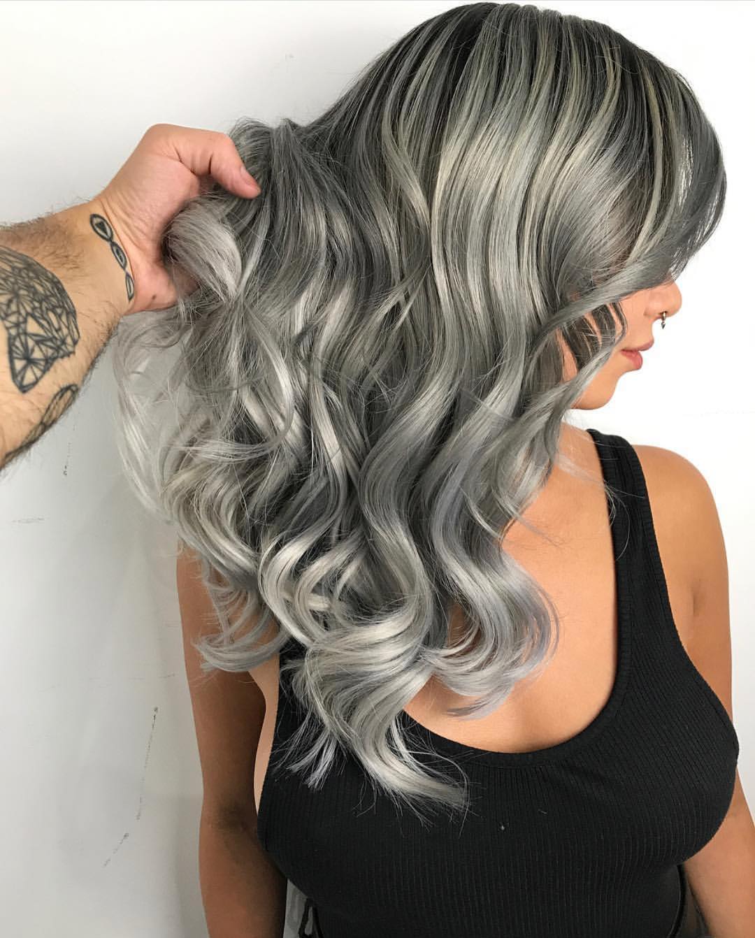 wavy silver fox cut