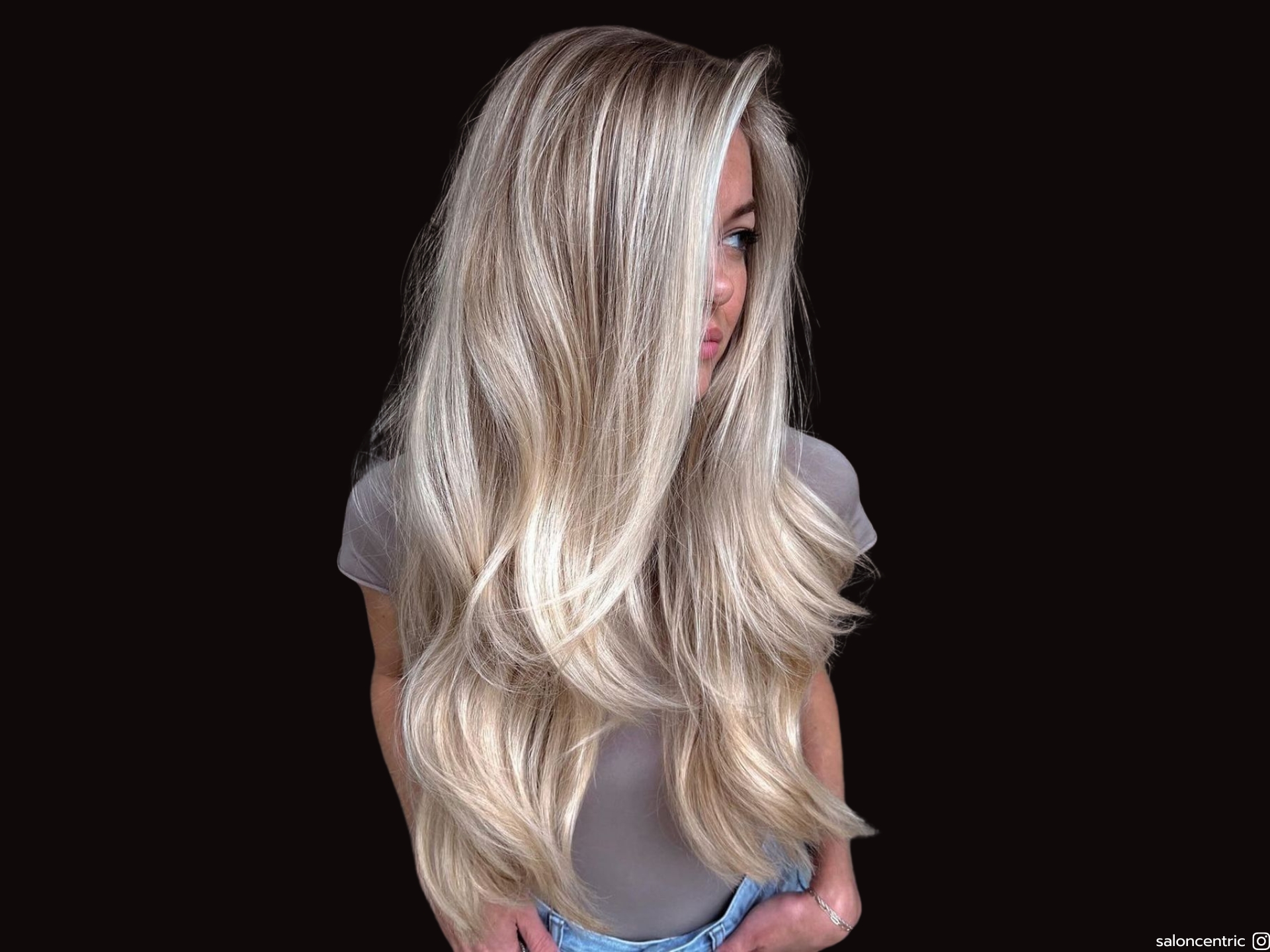 lumière faible pour les cheveux blonds