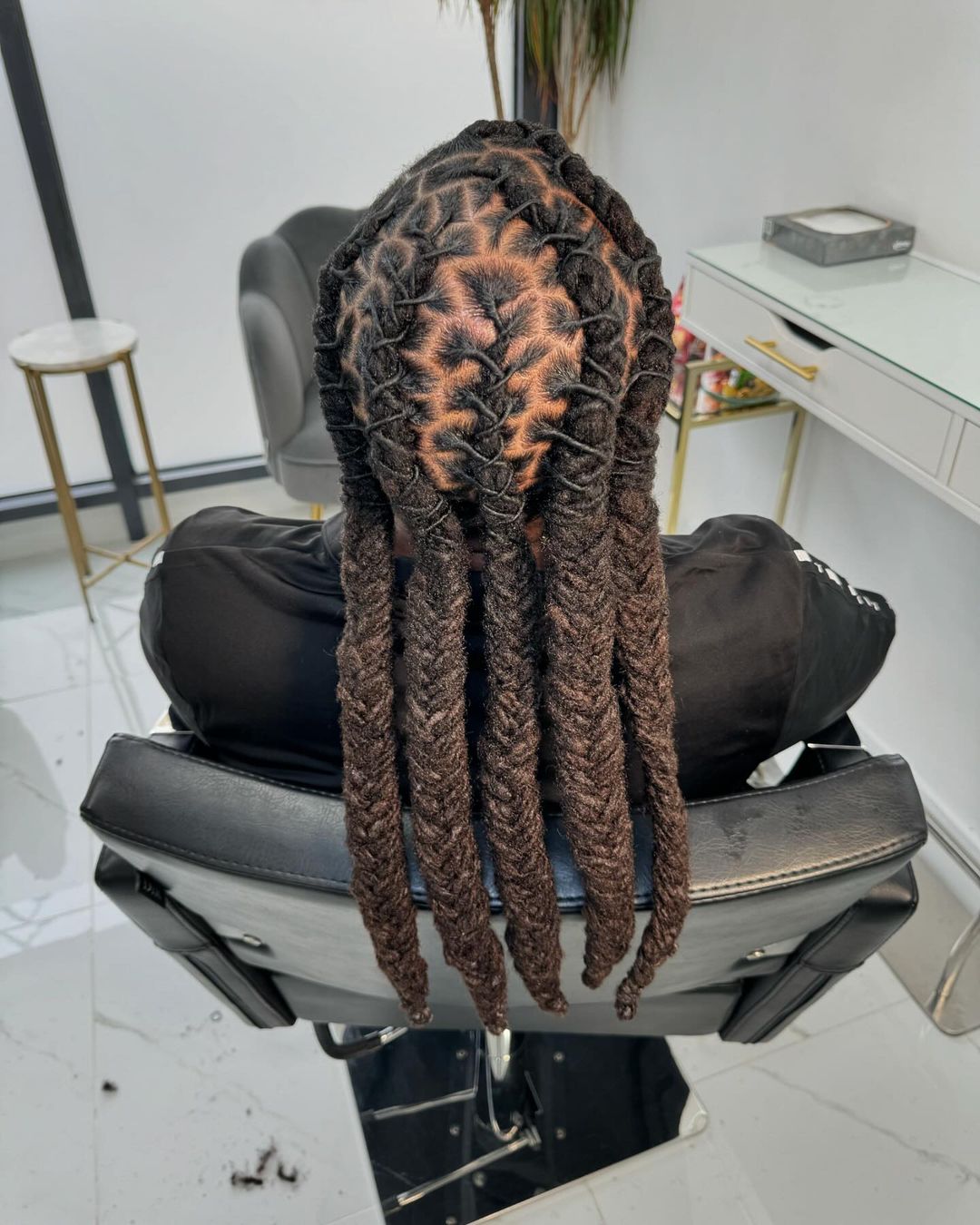 grote platte twist loc kapsel