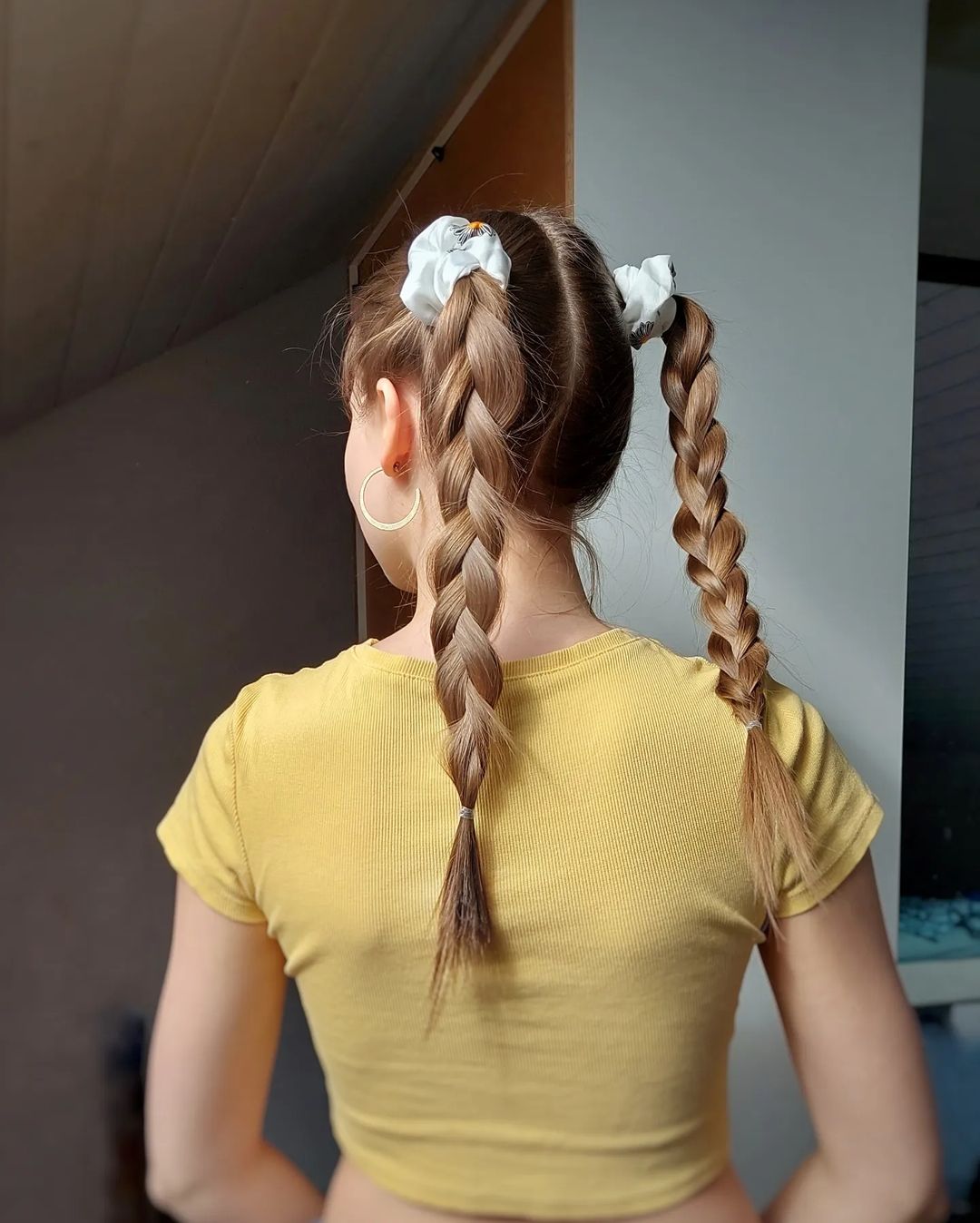 braided pigtails