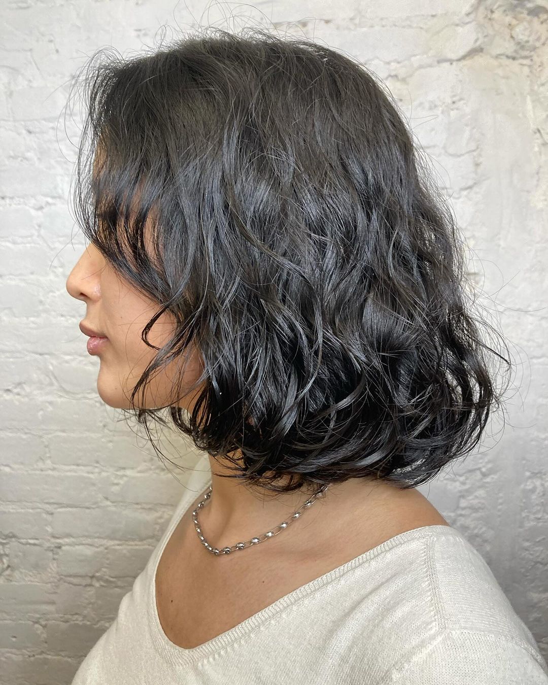 digital perm for shoulder length bob