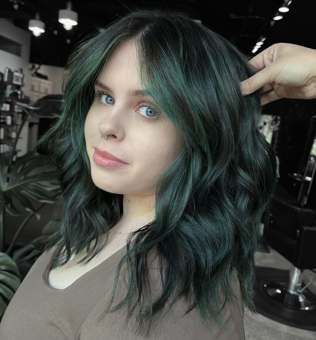 emerald hair color