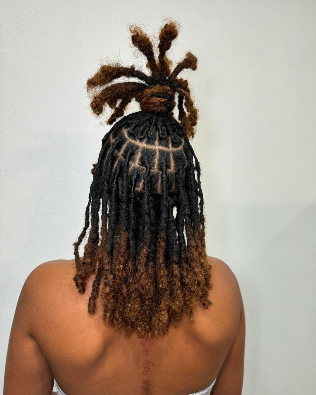 flat twist locs Y2K style