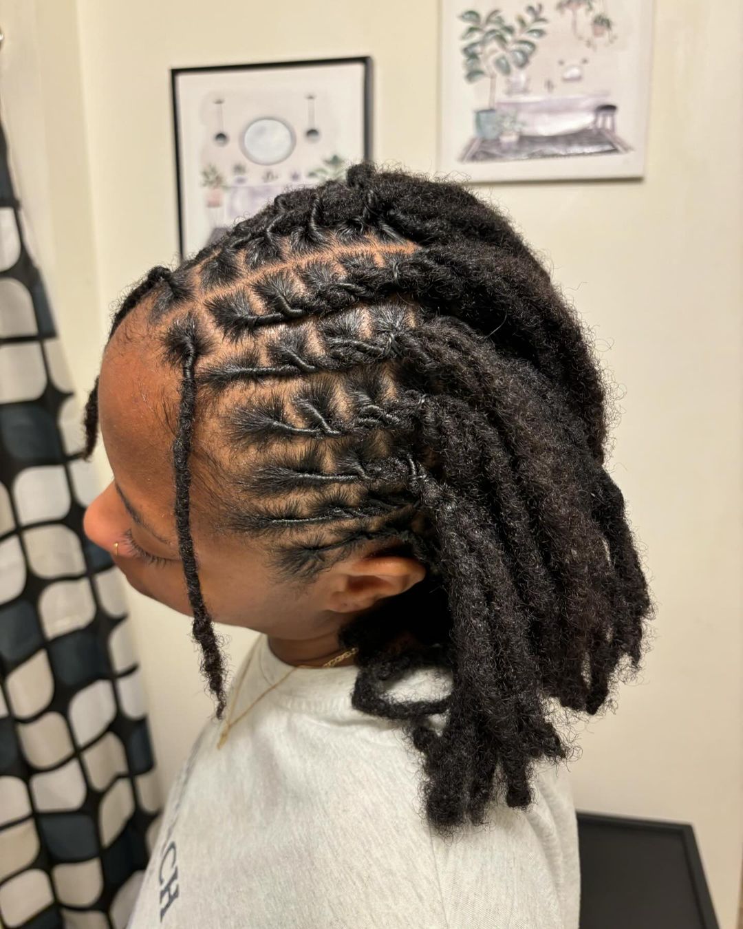 torsade plate locs bob style