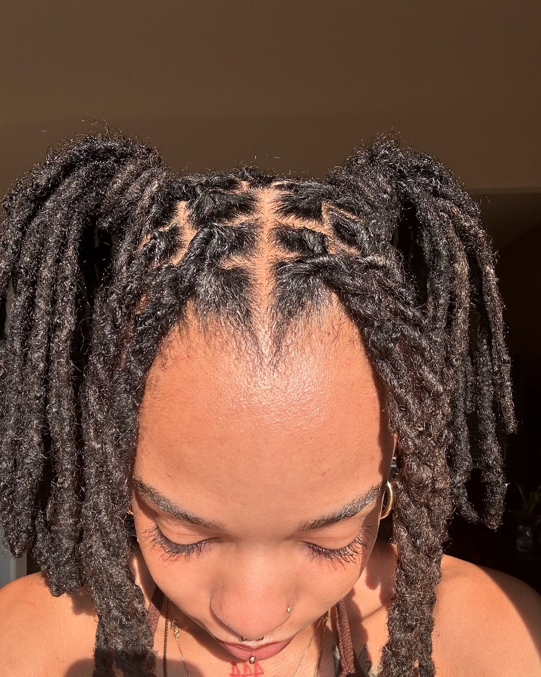 tranças flat twist locs