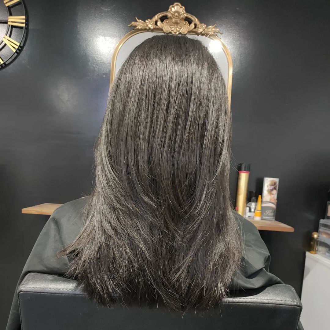 cheveux très dégradés