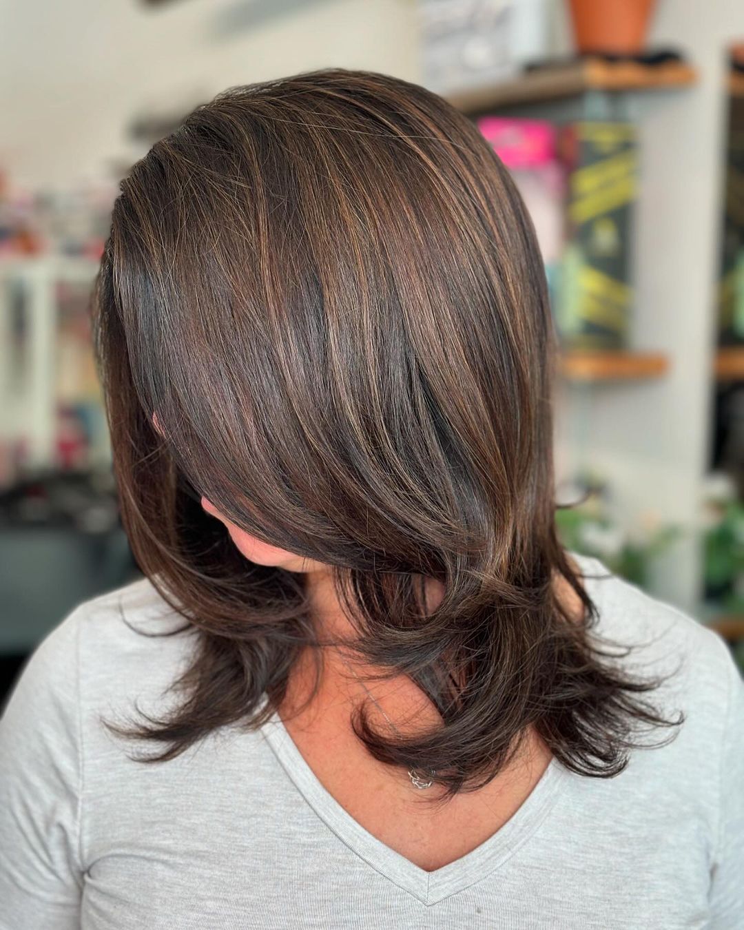 kitty cut morena balayage