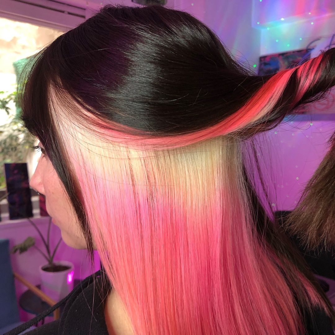 neapolitan peekaboo highlights