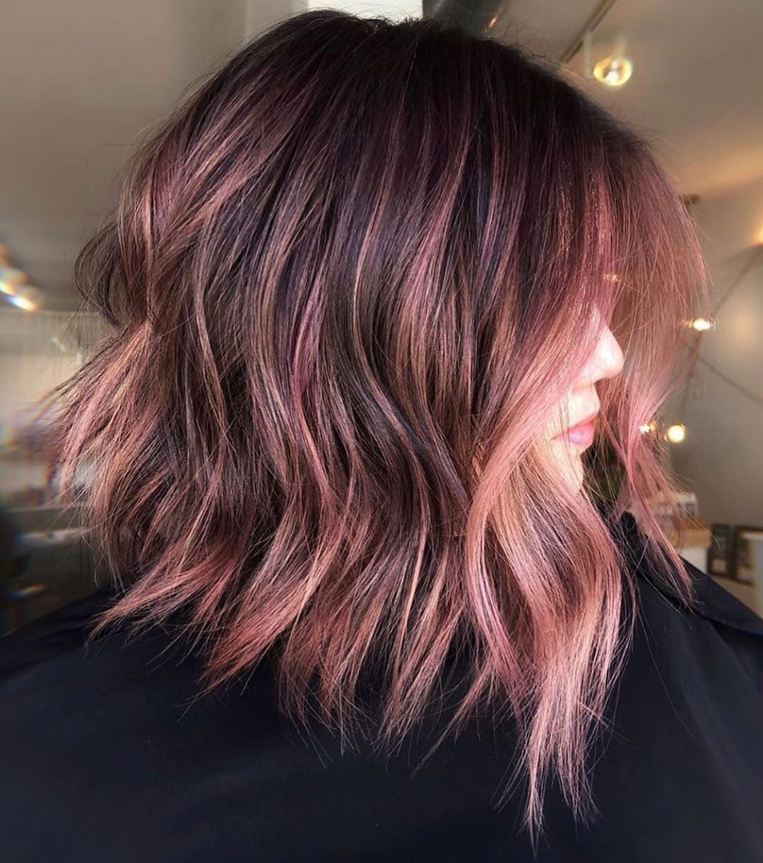 balayage frambuesa