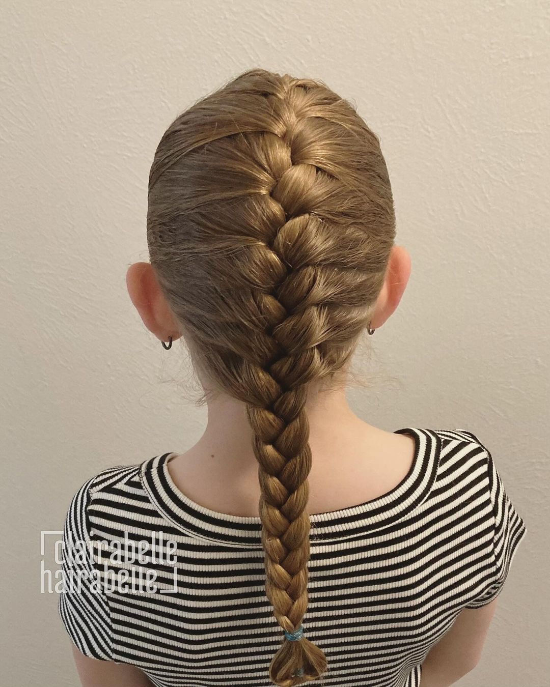 tresse française simple