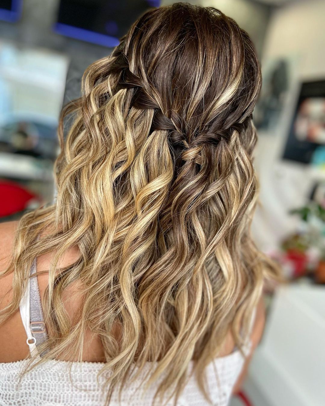 tresse en cascade