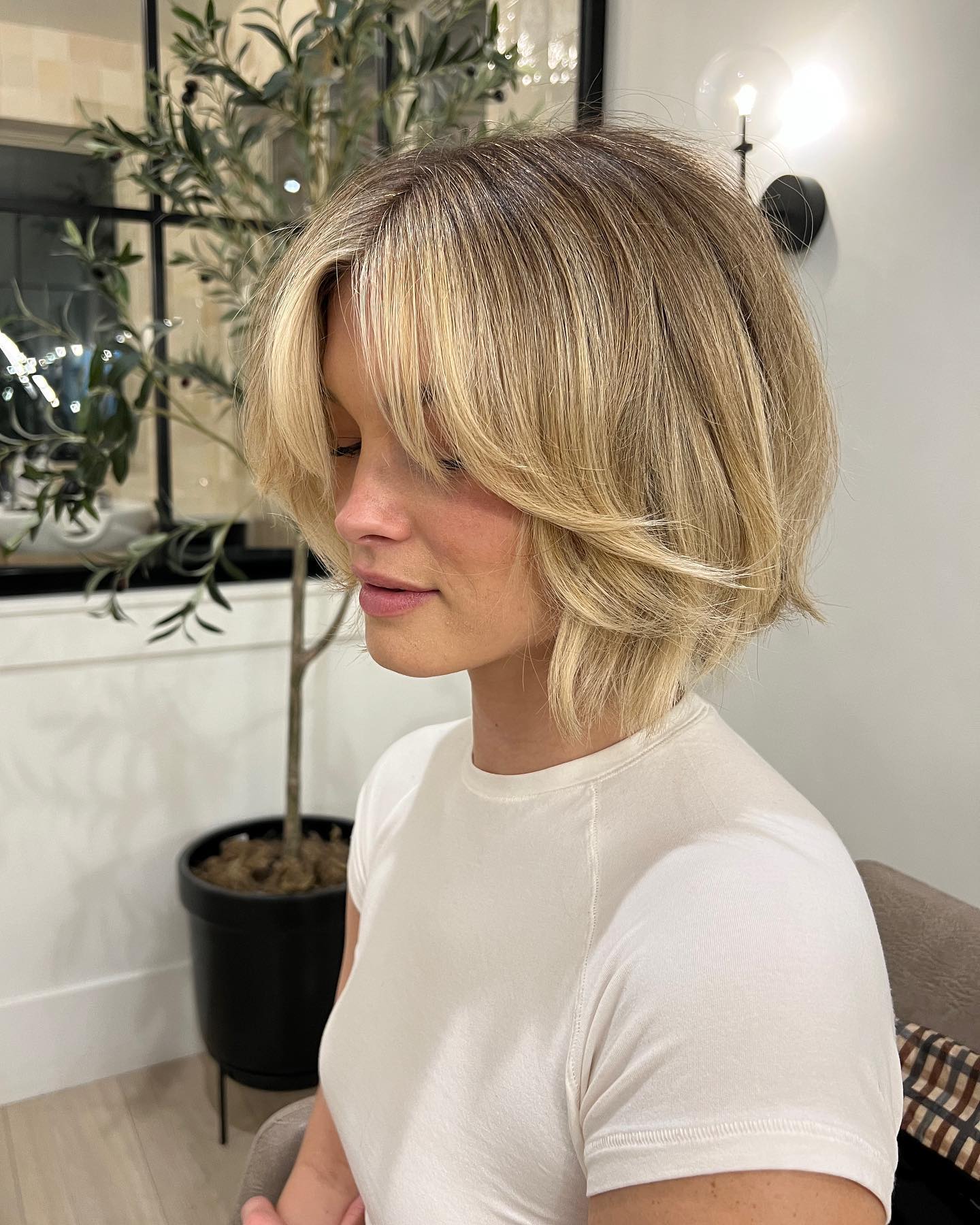 layered bob haircut