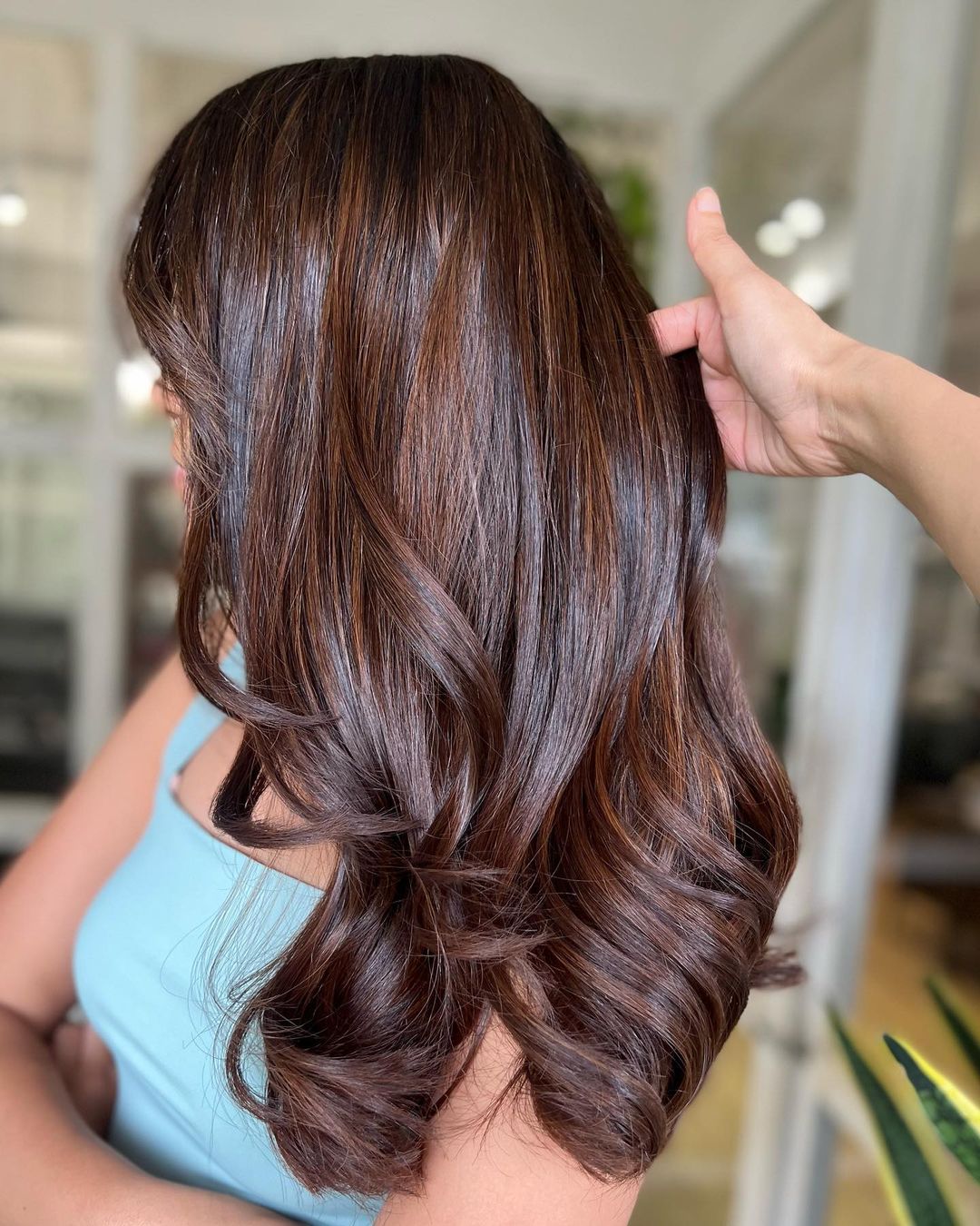 chocolade karamel balayage