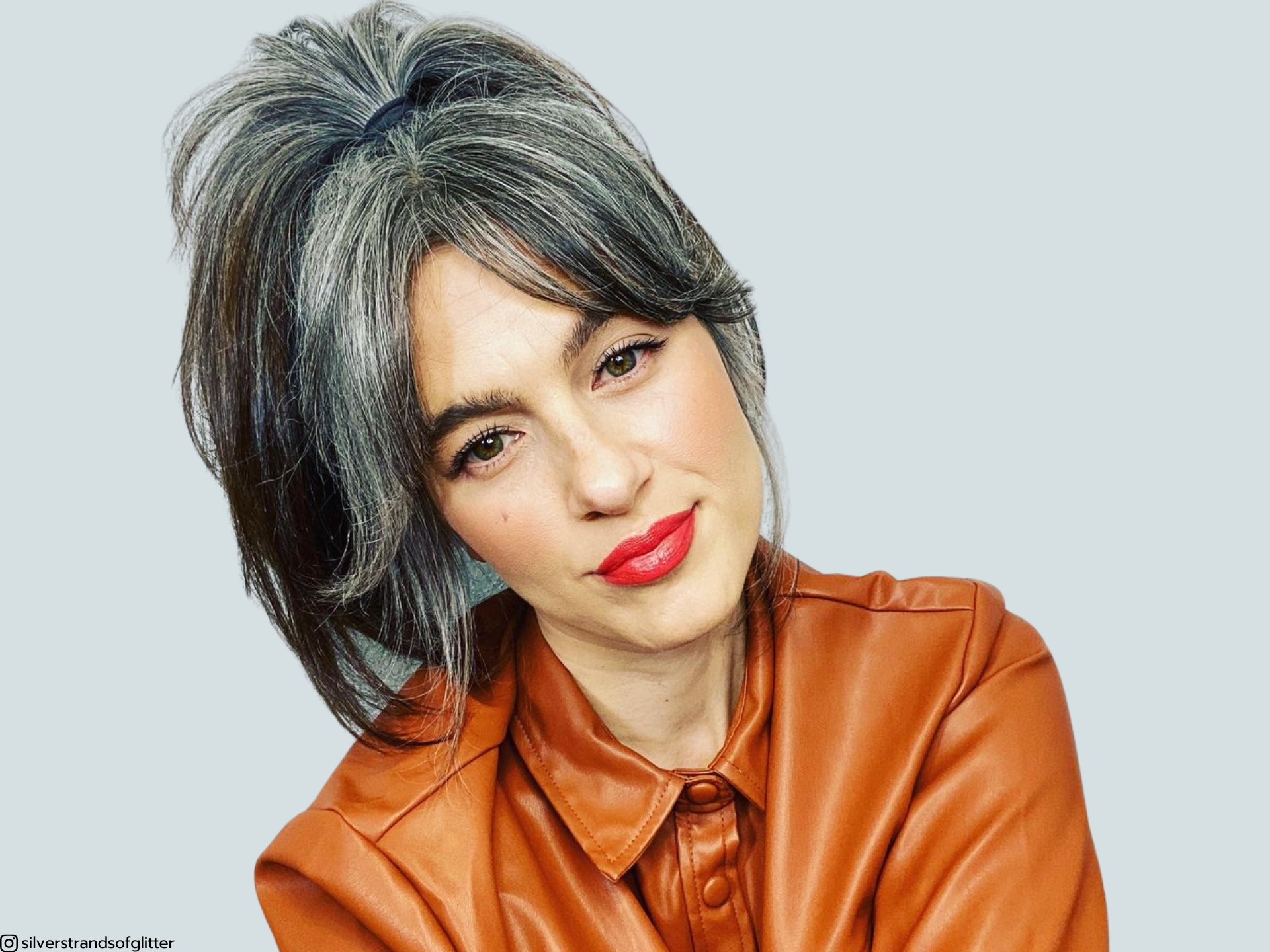 18 inspiradores estilos de transformación del pelo gris