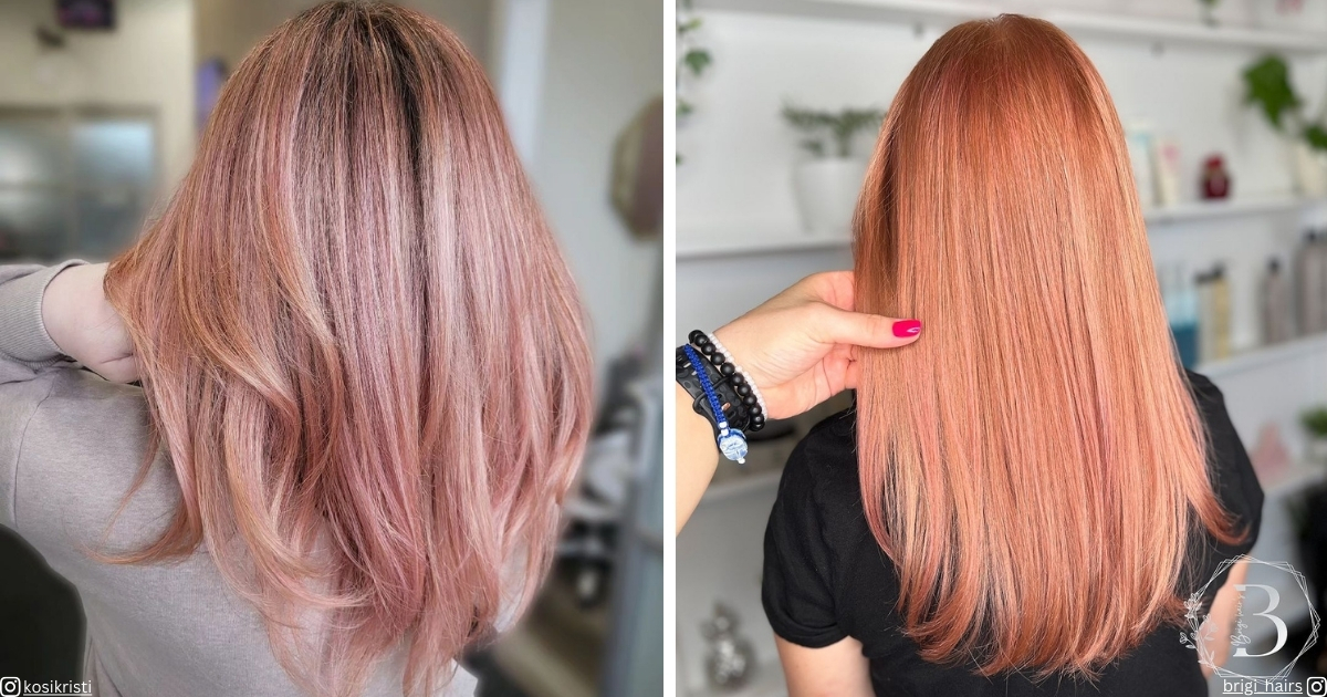 19 Alluring Rose Gold Hair Ideas To Try In 2024