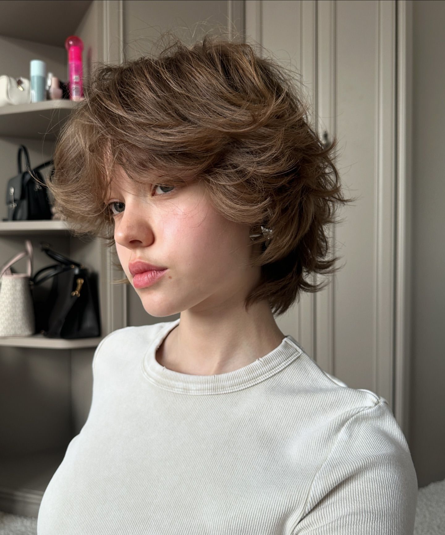 coupe de cheveux bixie dégradée