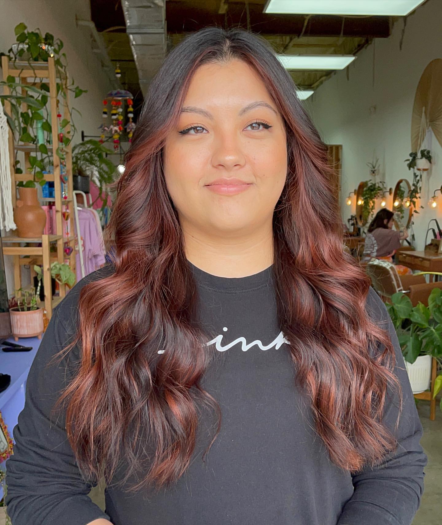 light mahogany balayage