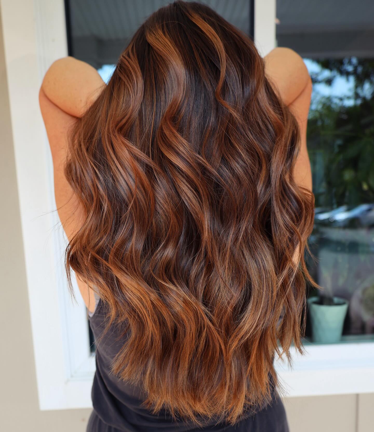 copper brunette