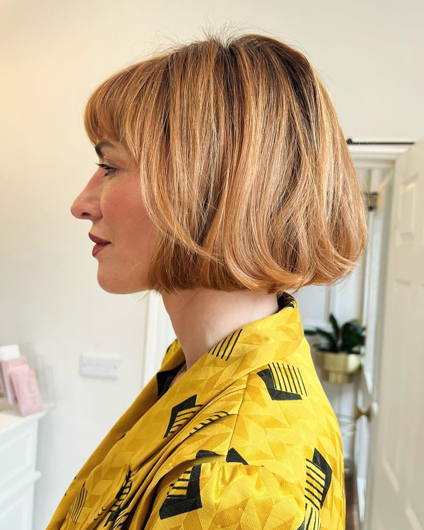 short bob with bangs