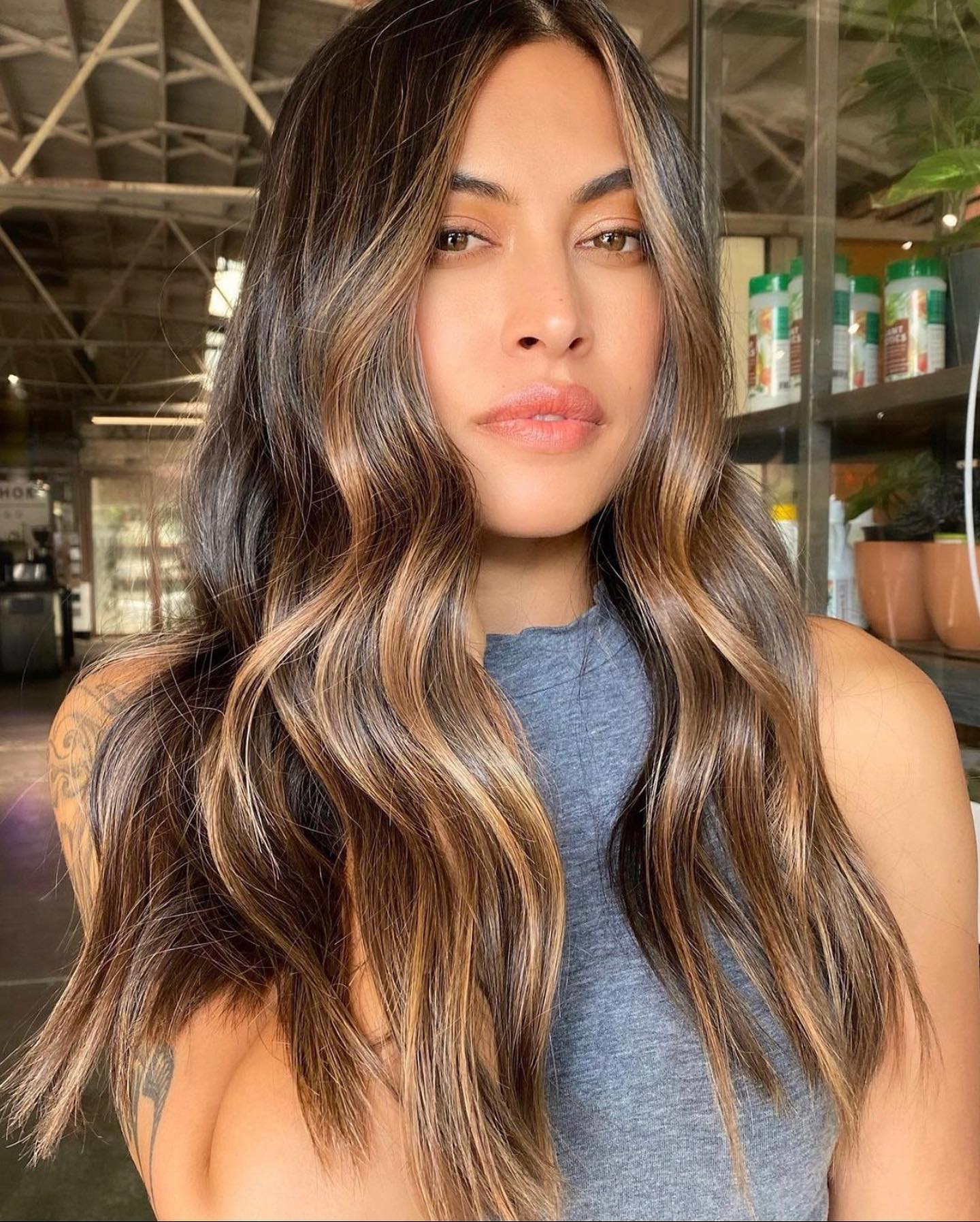 balayage doré