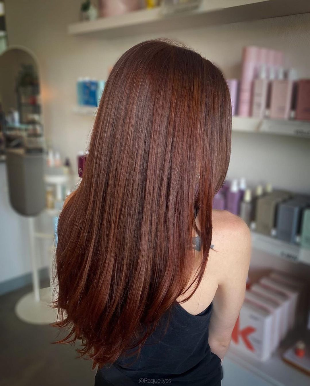 cheveux auburn