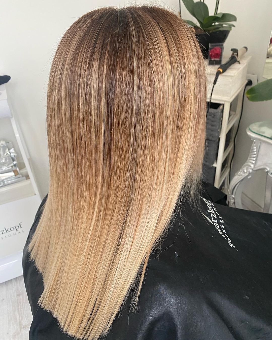 cheveux blonds caramel