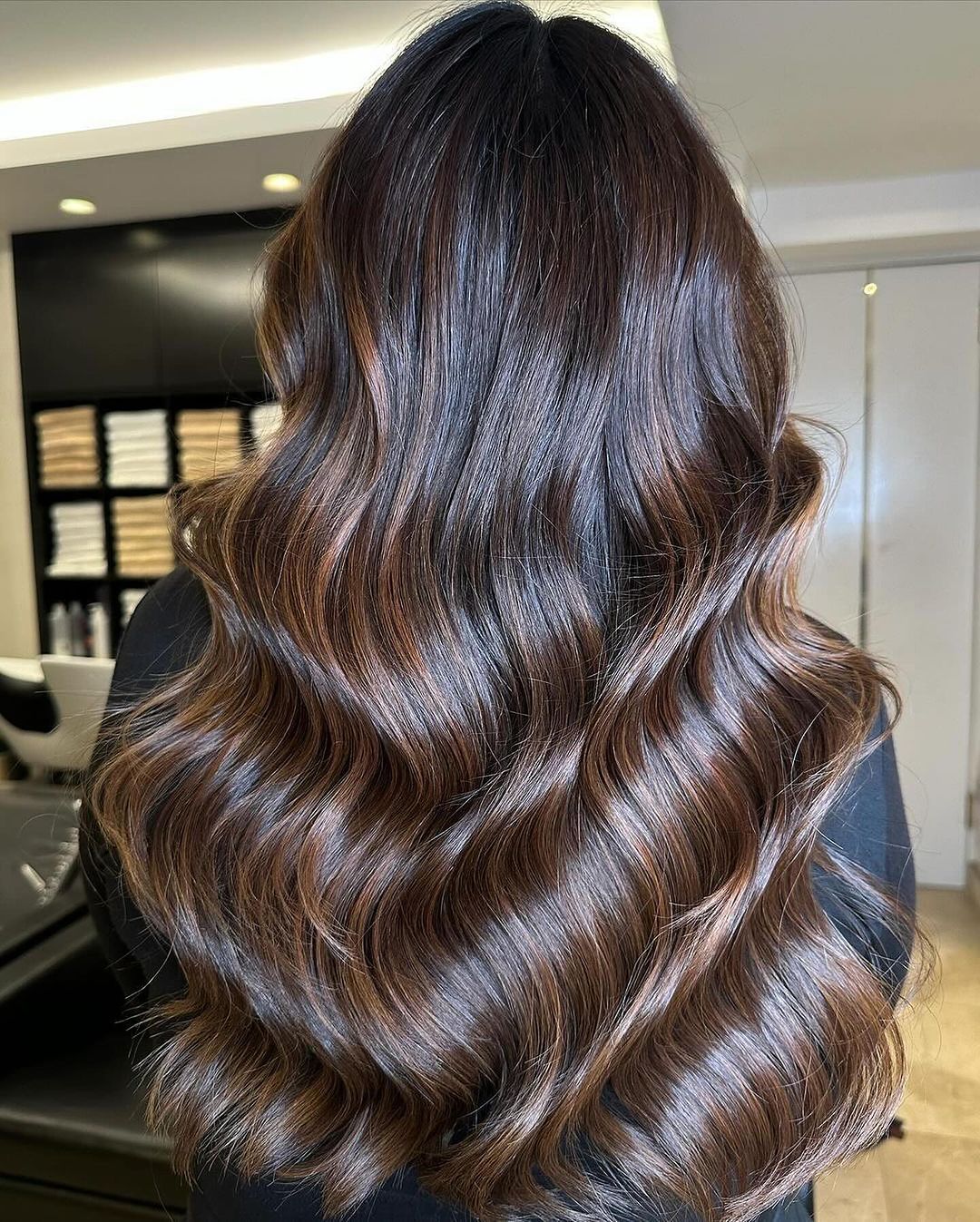 balayage castanho caramelo