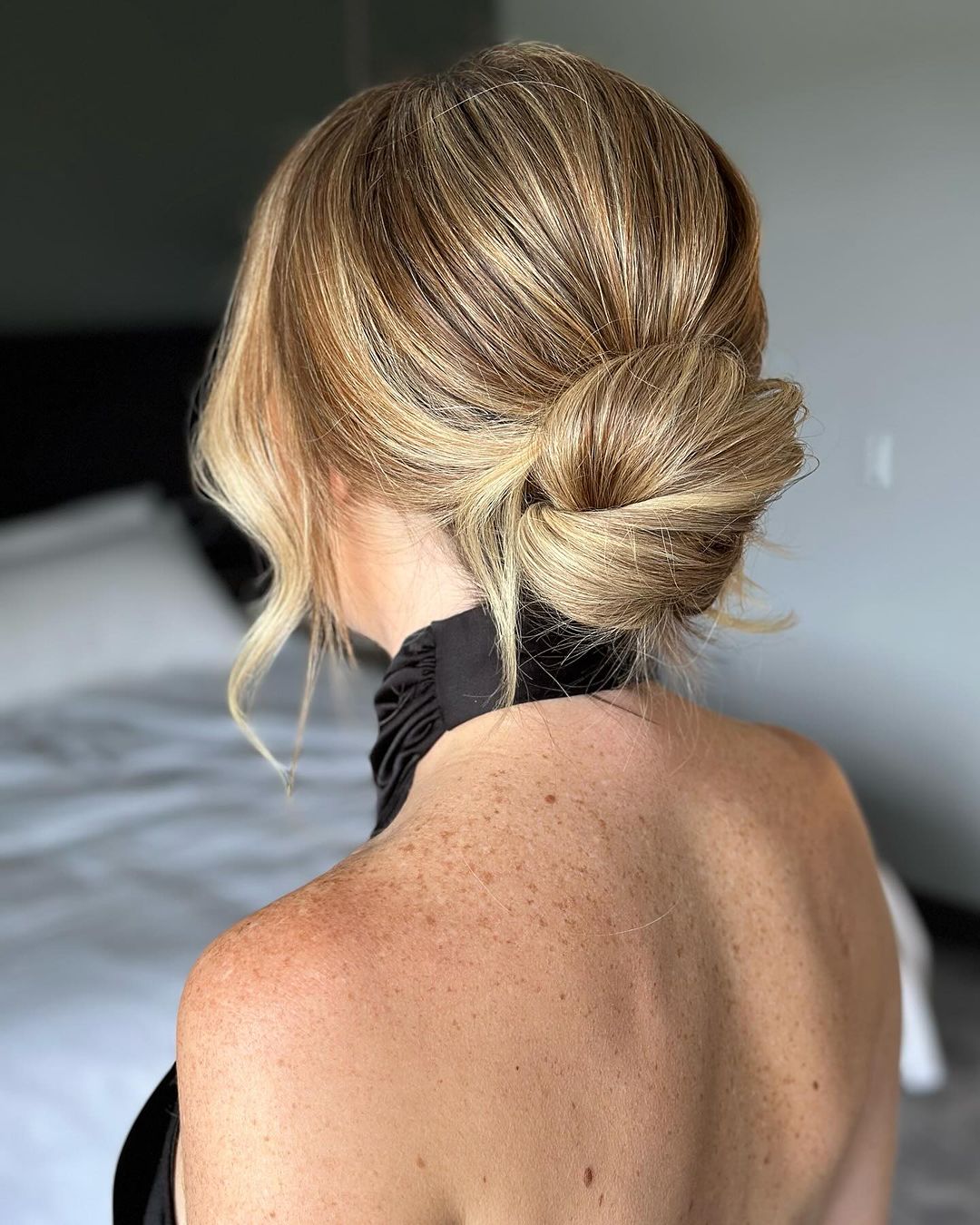 chignon bas chic