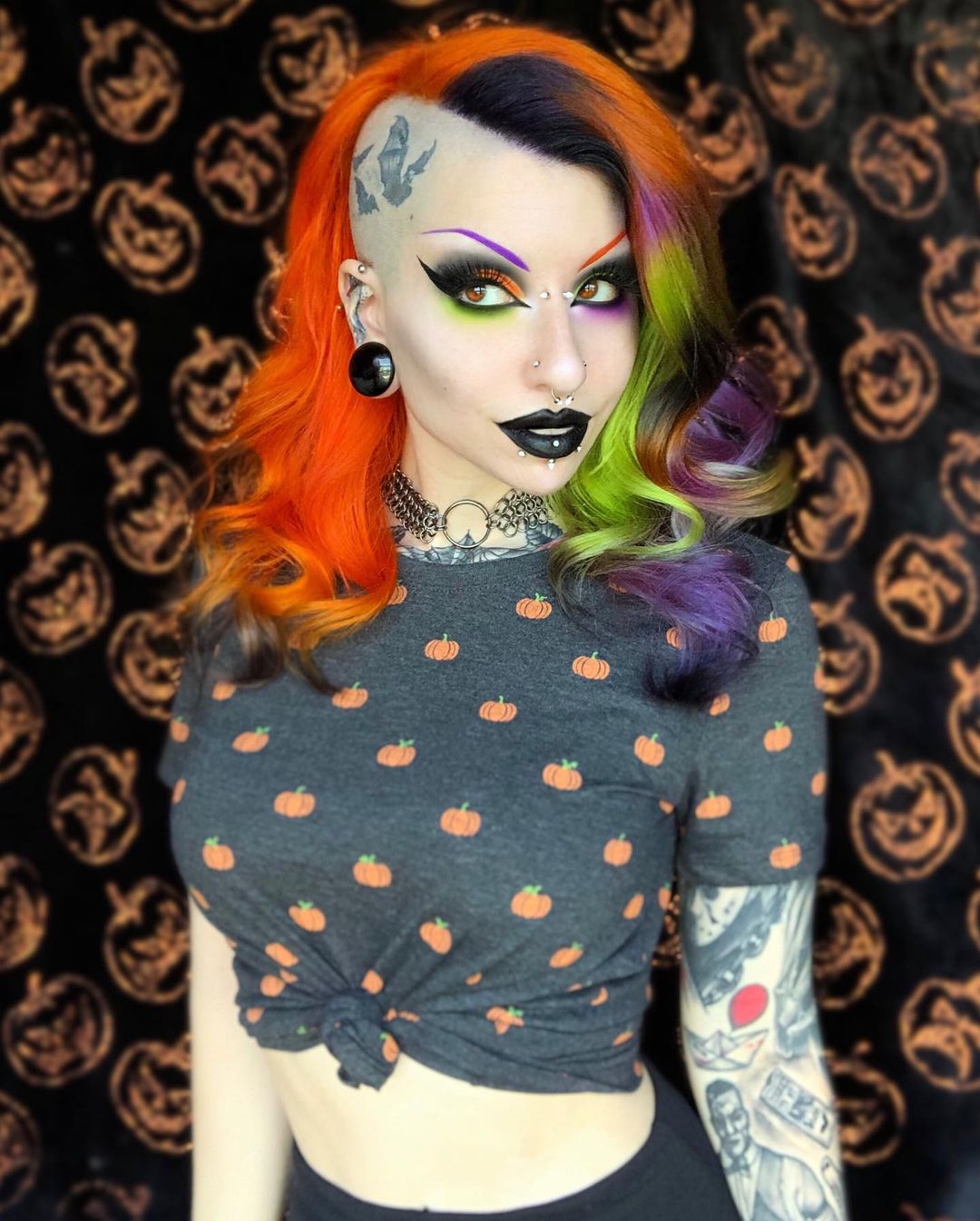 color block waves with a shaved bat undercut