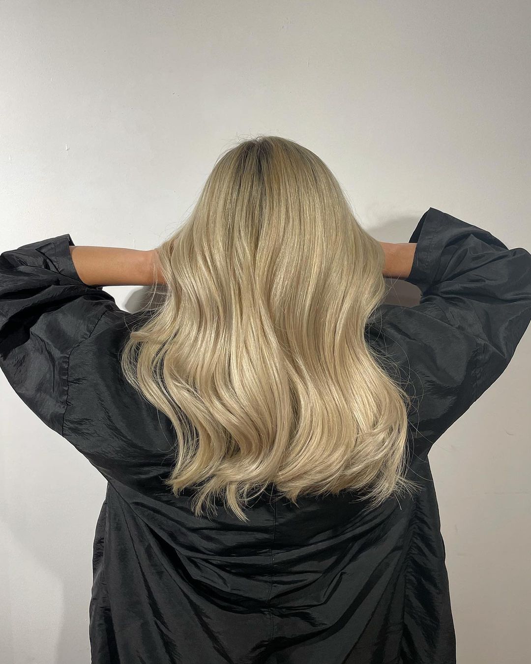 romige latte blonde haarkleur