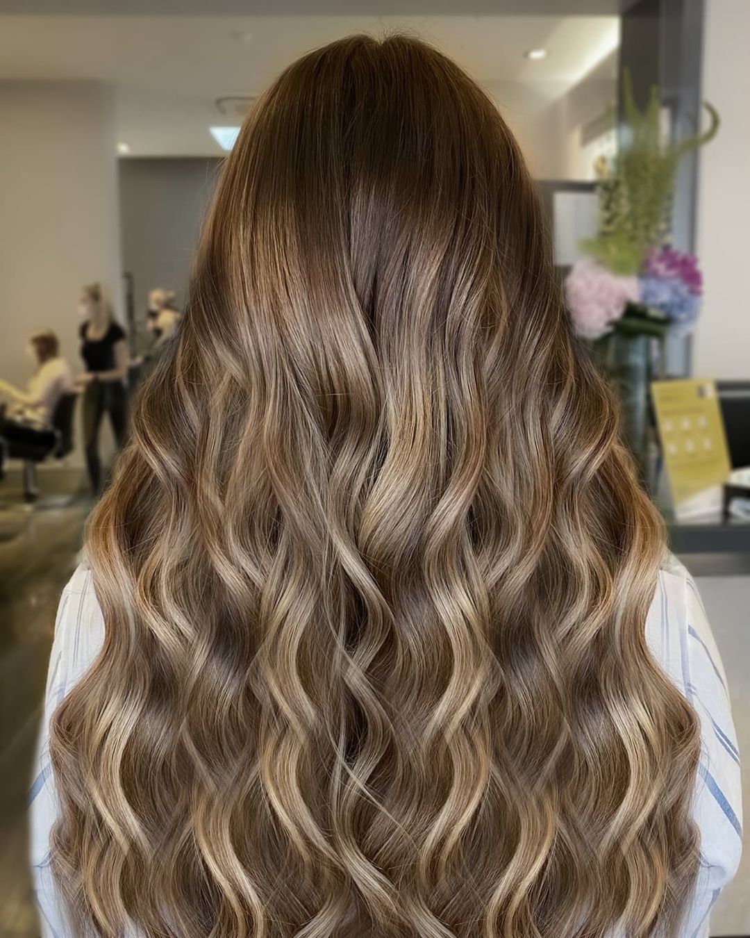 creamy soft coffee latte hair color