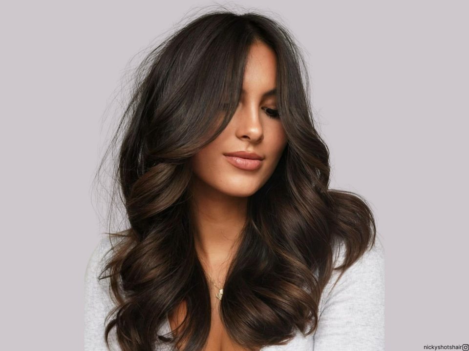 18 ideas para el pelo castaño chocolate oscuro que todas las morenas ...