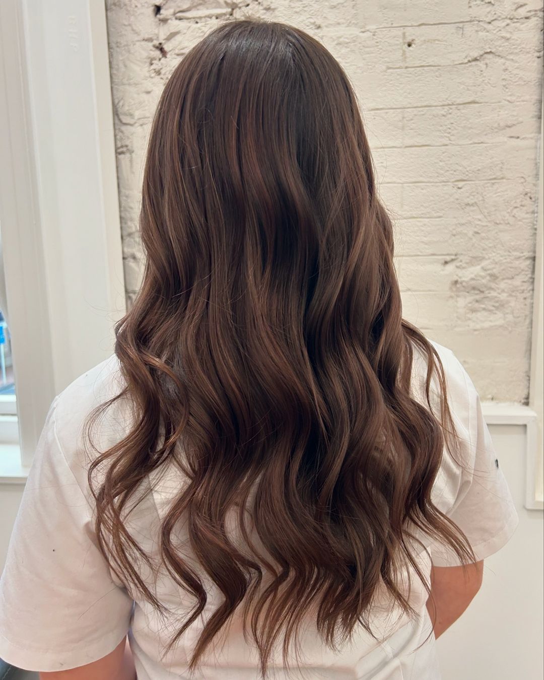 dimensional mocha brunette hair