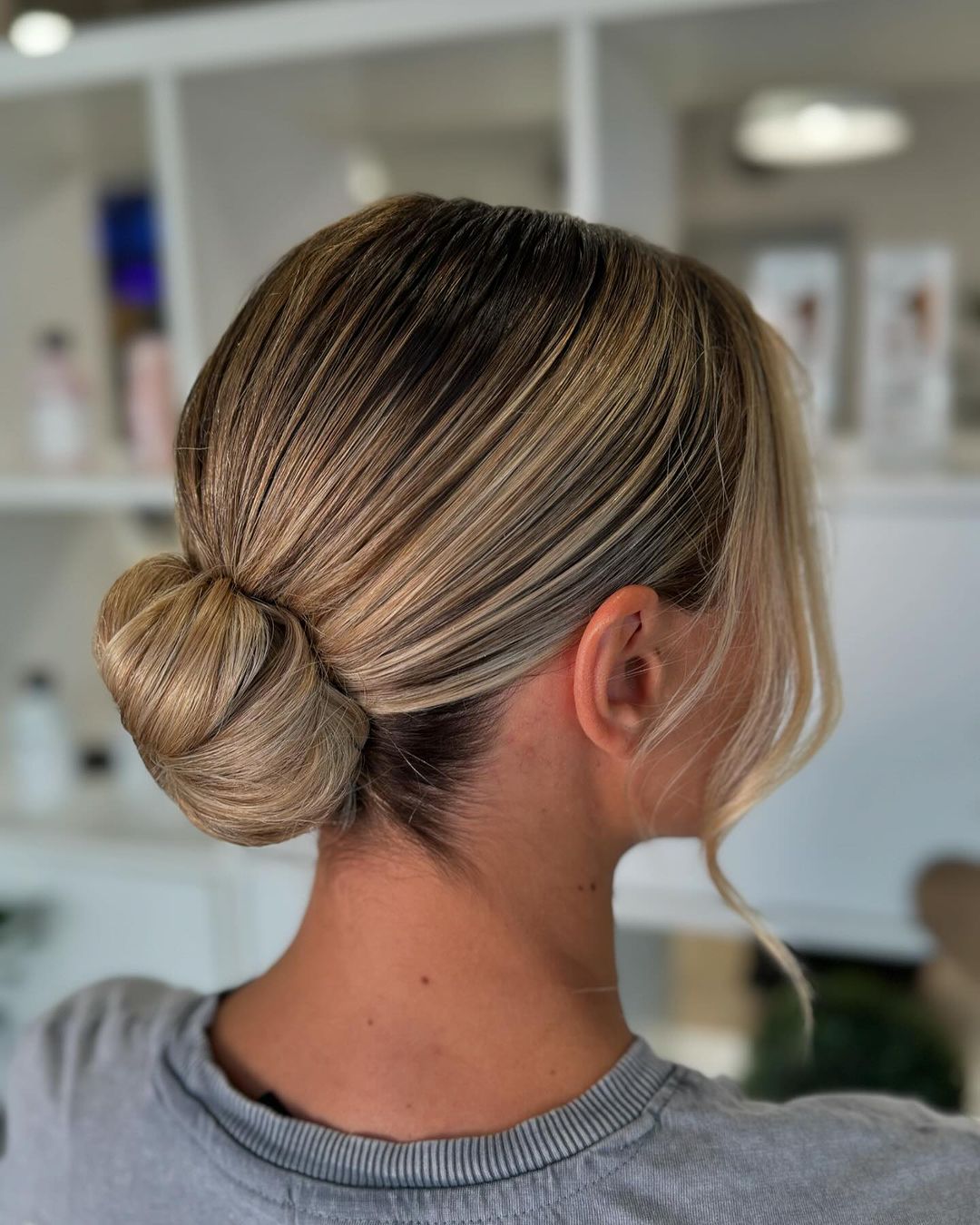 chignon élégant