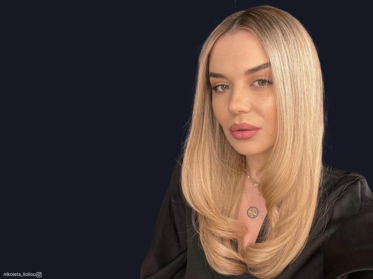 golden blonde hair