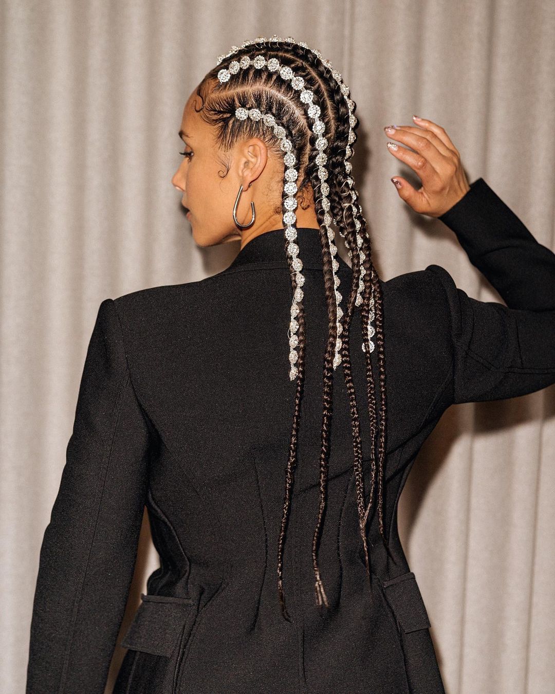 jewled fulani braids Alicia Keys